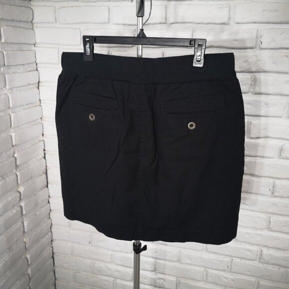 NWT Denver Hayes Vintage Ladies Size 14/5 Jet Black Pull On Style Skorts - Picture 2 of 10